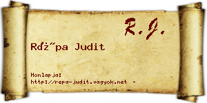 Répa Judit névjegykártya
